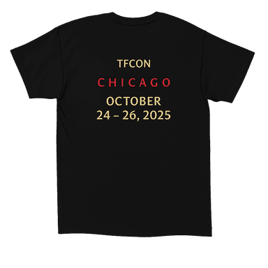 Gray TFCon 2025 T Shirt 2